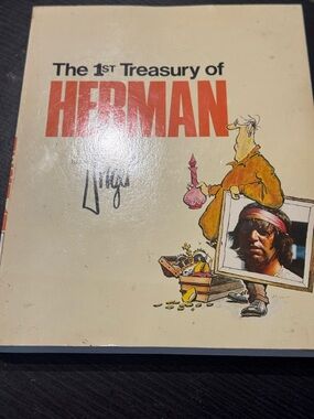 The 1st Treasury of Herman - Cream & Orange Cover